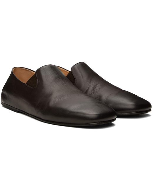 Chaussures à enfiler razza brunes Marsèll pour homme en coloris Black