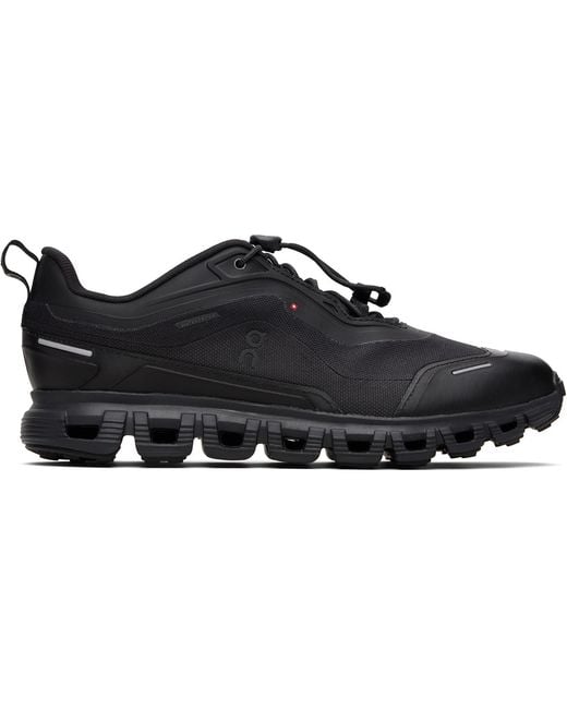 On Shoes Black Cloud 6 Geo Waterproof Sneakers for men