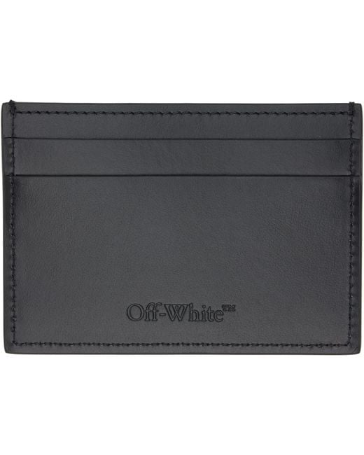 Off-White c/o Virgil Abloh Black Bookish Card Holder for men