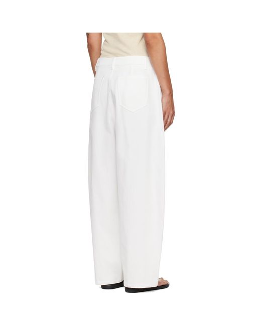 LE17SEPTEMBRE White Oblong Trousers