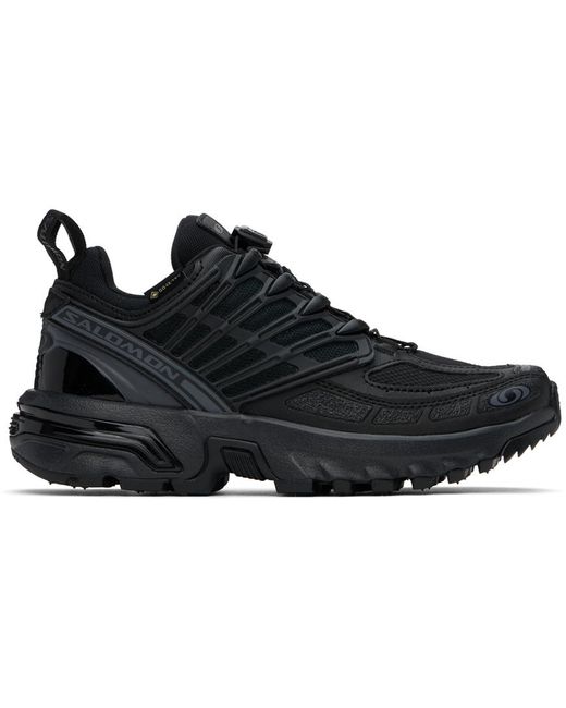 Salomon Black Waterproof GORE-TEX Textured Sneakers for men