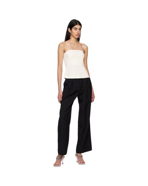 Co. Black Straight Neck Bustier
