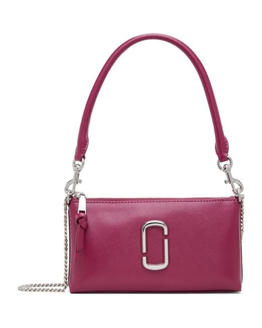 Marc Jacobs Purple 'The Snapshot Dtm' Convertible Shoulder Bag