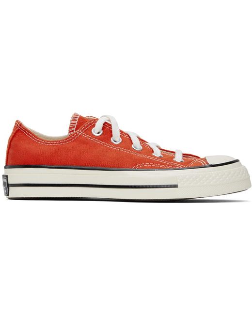 Converse Black Red Chuck 70 Vintage Canvas Sneakers
