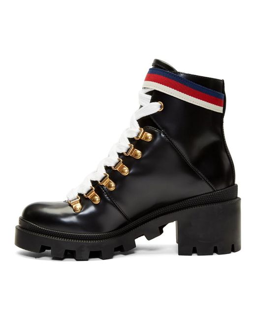 gucci sylvie web boots