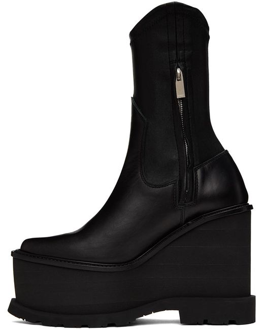 sacai wedge boots