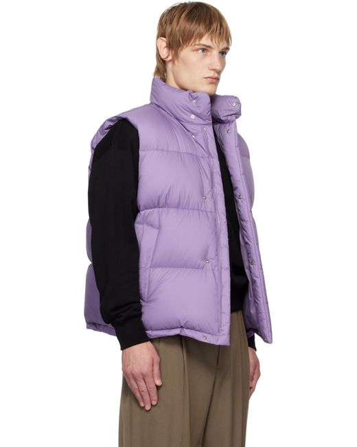 AURALEE パープル ダウンジャケット Auralee リップストップ ライト