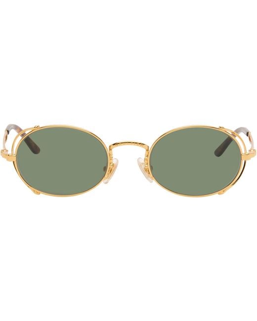 Jean Paul Gaultier Black 'The 55-3175' Sunglasses for men