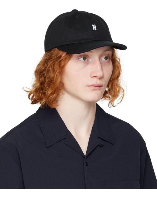 Norse Projects Blue Black Sports Cap for men