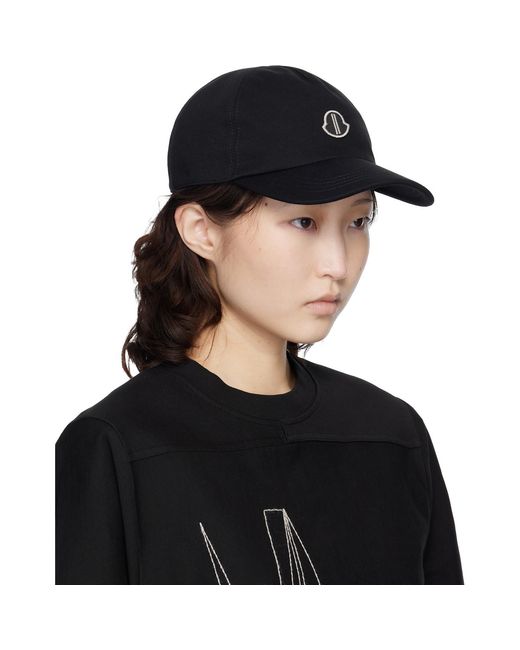 Rick Owens Black Moncler + Baseball Hat