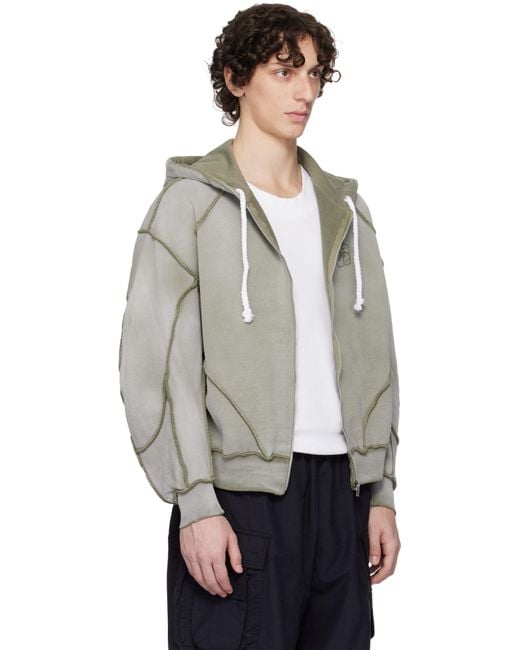 Abra Gray Surf Hoodie for men