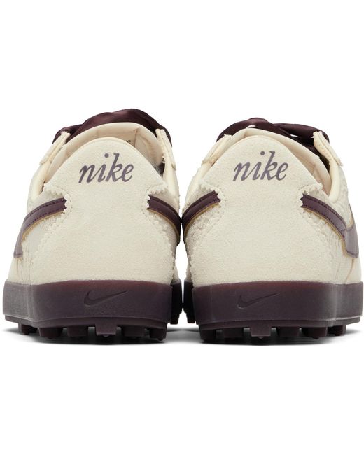 Nike Black Off- & Burgundy Astrograbber Leather Se Sneakers