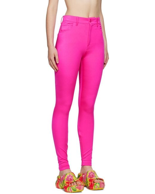 Balenciaga Pink Bodycon leggings