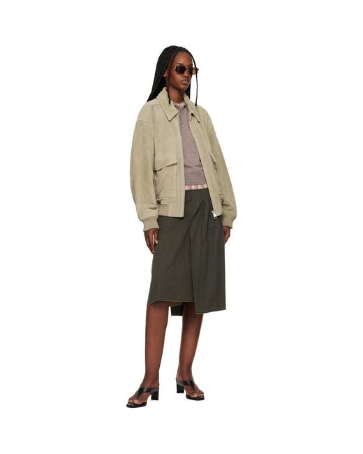 Our Legacy Black Origami Midi Skirt