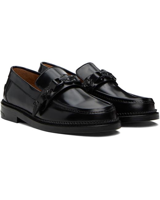 Toga Virilis Black Ssense Exclusive Loafers for men