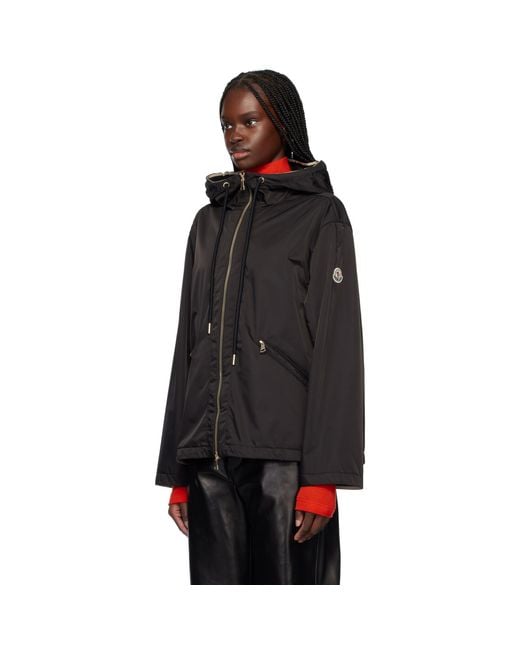 Moncler Black Cassiopea Hooded Jacket