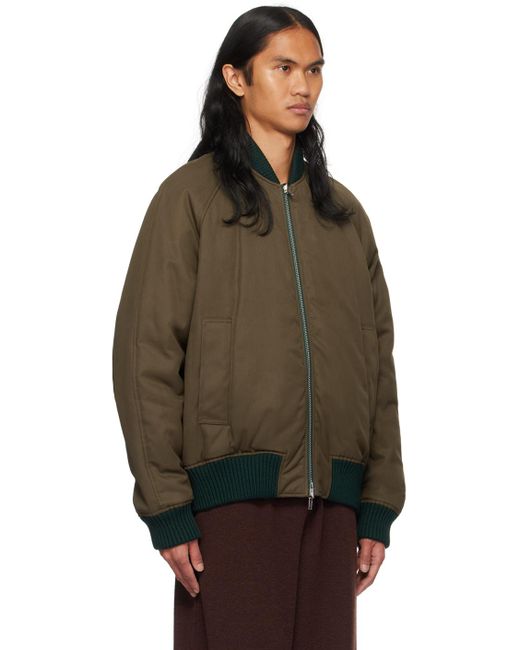 メンズ Burberry ーン チェック リバーシブル ボンバージャケット Blue
