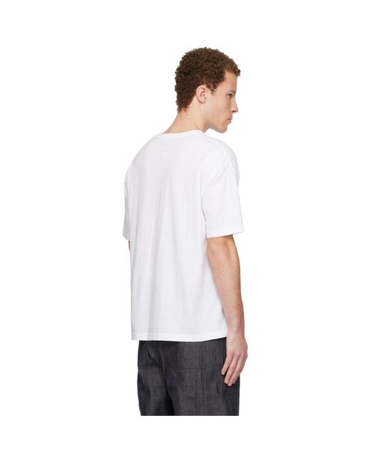 Visvim White Jumbo S/S T-Shirt for men