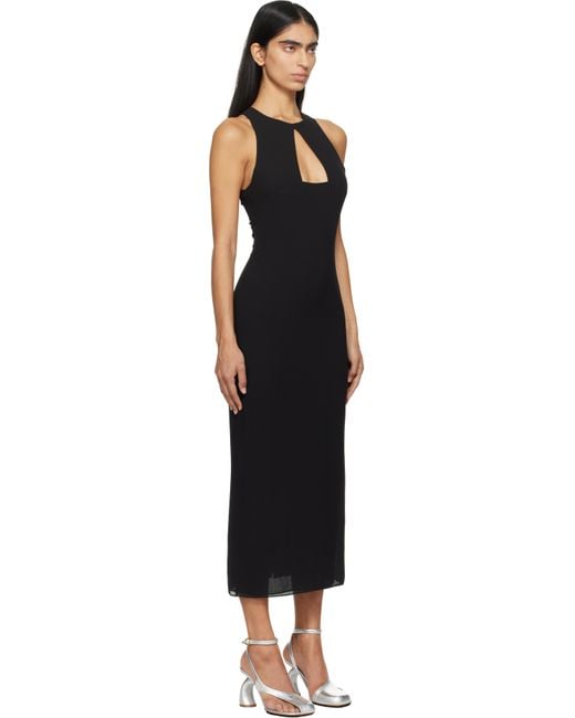 16Arlington Black Spyri Midi Dress