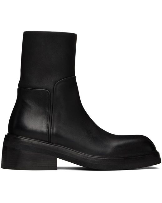Marsèll Black Facciata Boots for men