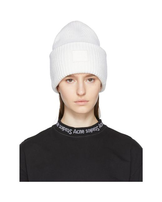 Acne Studios Wool White Pansy S Face 