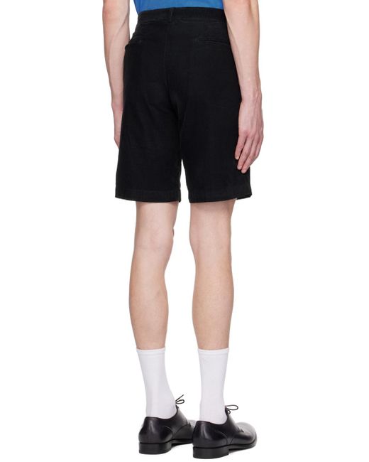 Massimo Alba Black Vela Shorts for men