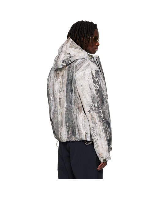 RCOS Black Khaki Sequoia Shell Jacket for men