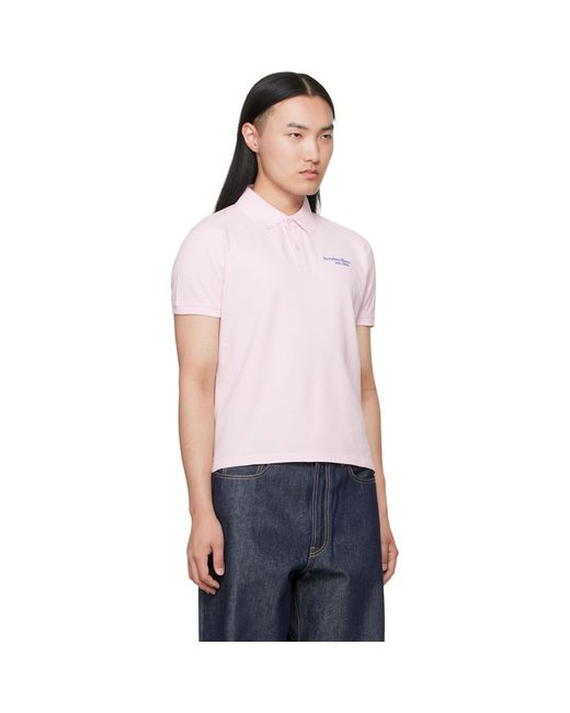 Acne Multicolor Logo Polo for men