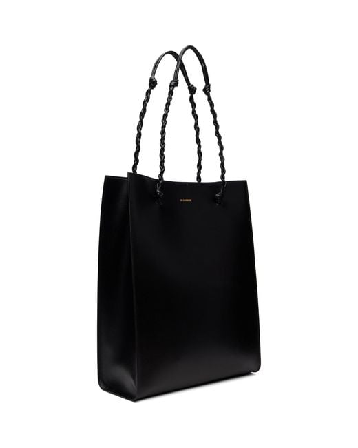 Jil Sander Black Tangle Tote