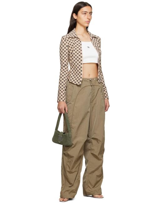M I S B H V Natural Loose-fit Trousers