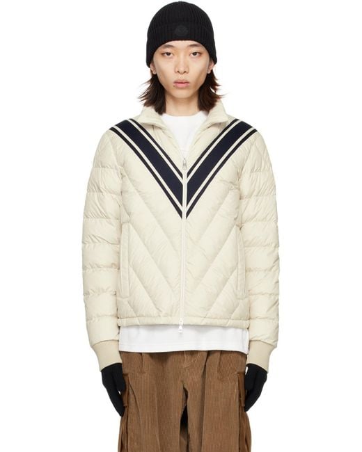 Moncler Natural Beige Barrot Down Jacket for men