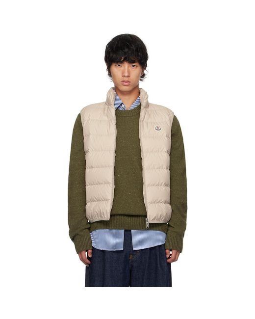 Moncler Black Contrin Down Vest for men