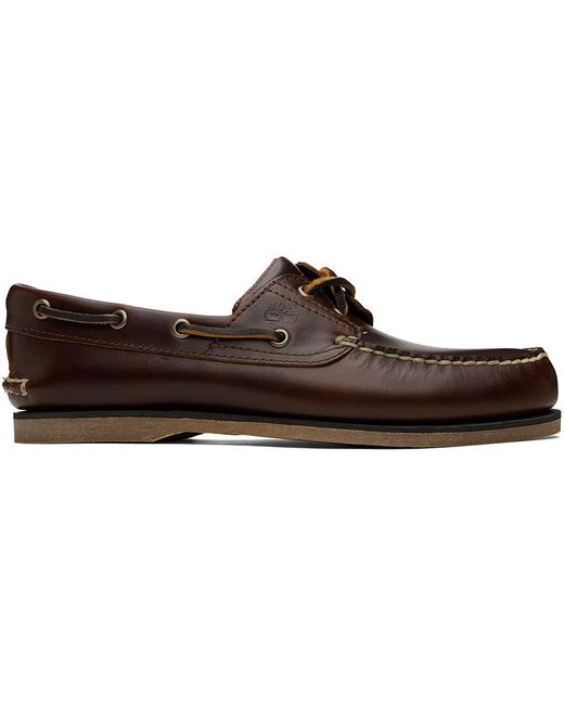 Timberland Black Classic Two-eye Boat Shoes for men