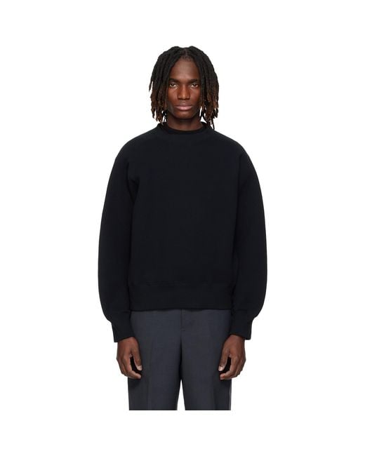 Sacai Blue Sponge Pullover Sweatshirt for men
