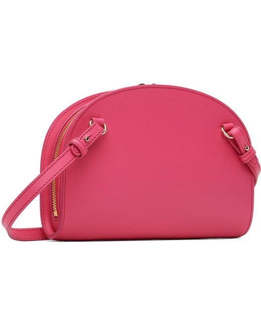 A.P.C. Pink Demi-Lune Clutch