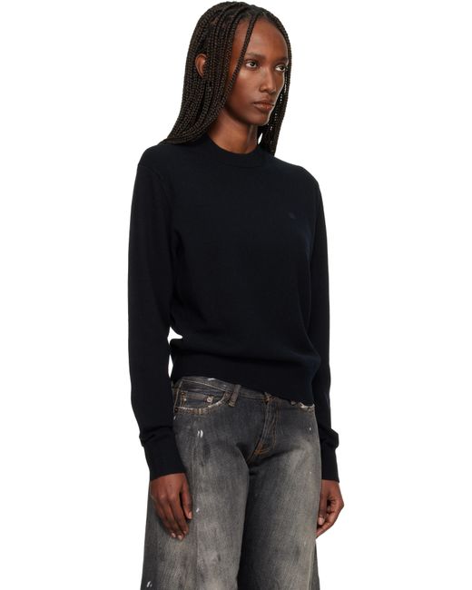 Acne Black Crewneck Sweater
