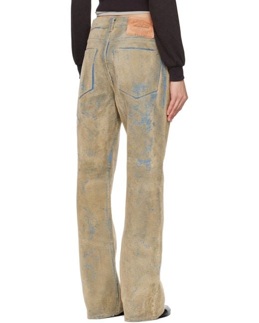 Acne Multicolor Flocked Jeans