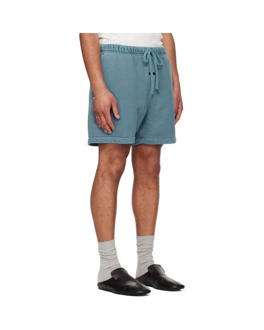 Fear Of God Blue Signature Classic Sweat Shorts for men