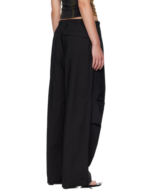 Acne Black Relaxed Fit Trousers