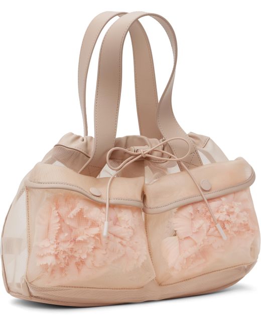 Simone Rocha ベージュ Carnation Pocket バッグ Pink