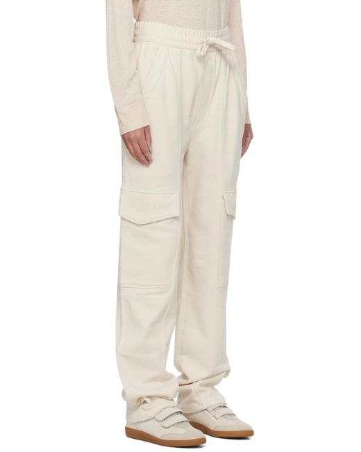 Isabel Marant Natural Off-white Peorana Trousers