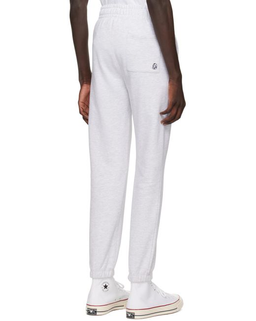 BBCICECREAM White Printed Sweatpants for men