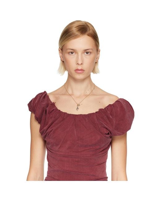 Vivienne Westwood Metallic Joselita Pendant Necklace