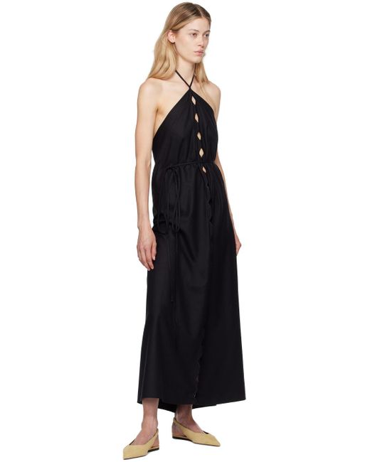 Baserange Black Cessa Ligo Maxi Dress