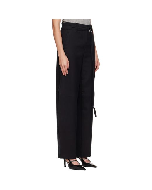 Sportmax Black Suspiro Trousers
