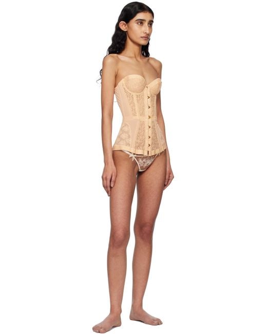 Agent Provocateur ベージュ Mercy コルセット Black