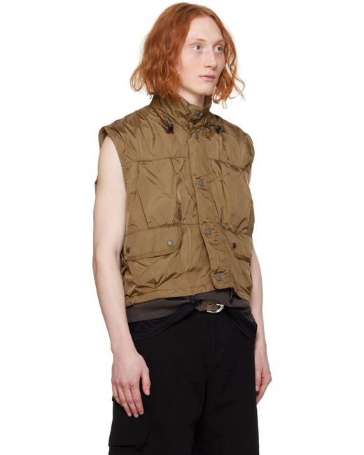 Our Legacy Black Taupe Exhale Vest for men