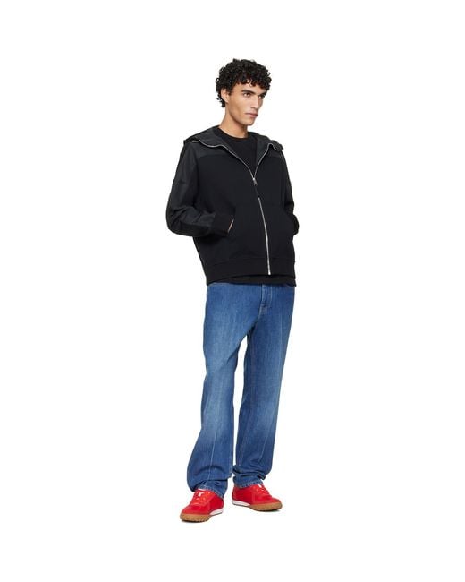 Givenchy Black Windbreaker Hoodie Jacket for men
