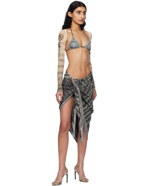 Cardigan Jean Paul Gaultier Marinière Jacquard – Taille S, Laine, Fait En Italie, Neuf Avec étiquette