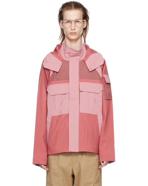 PS by Paul Smith Pink Hooded Jacket for men